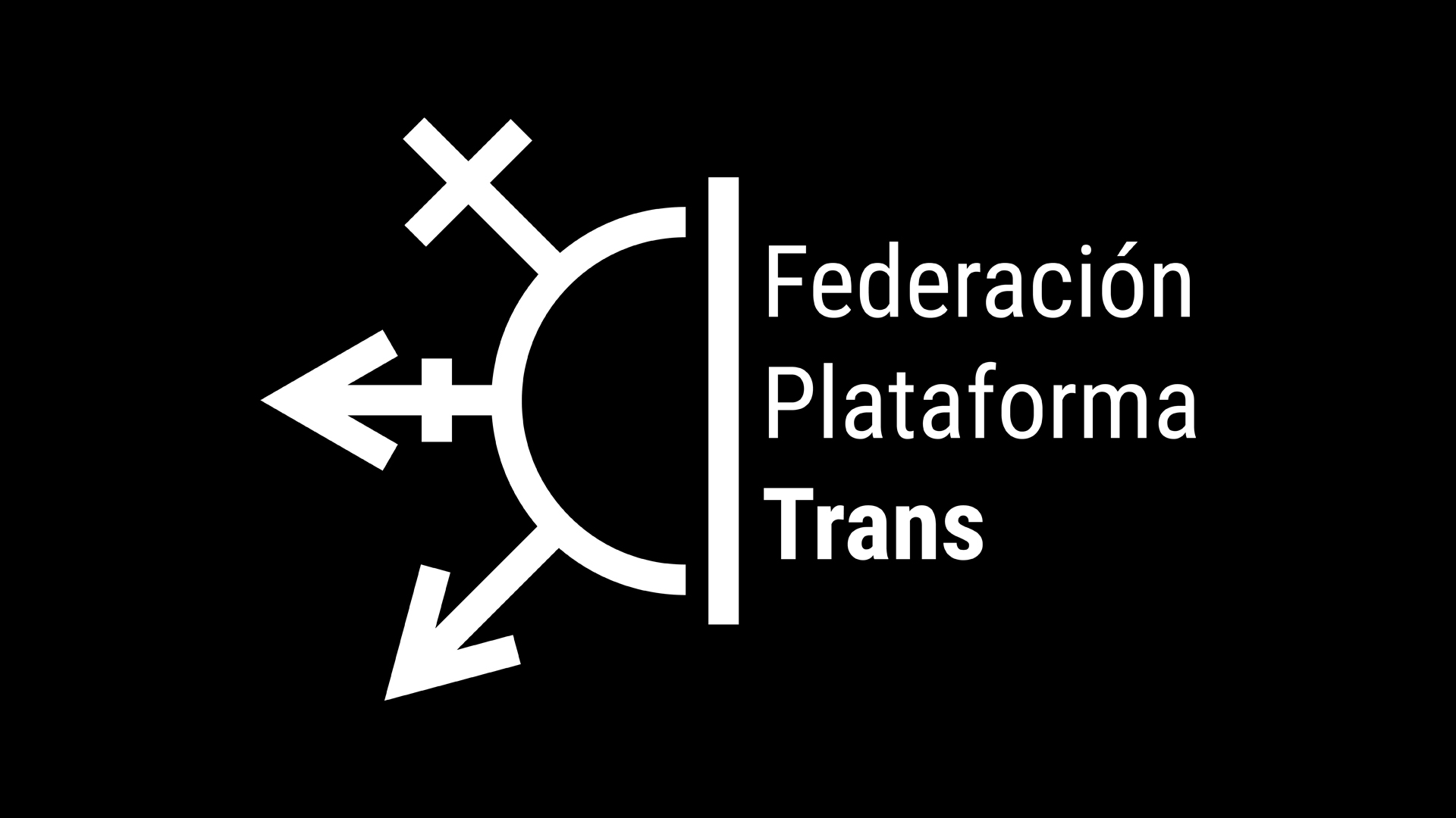 imagotipo en negativo para soportes monocromáticos para aplicar en fondos oscuros