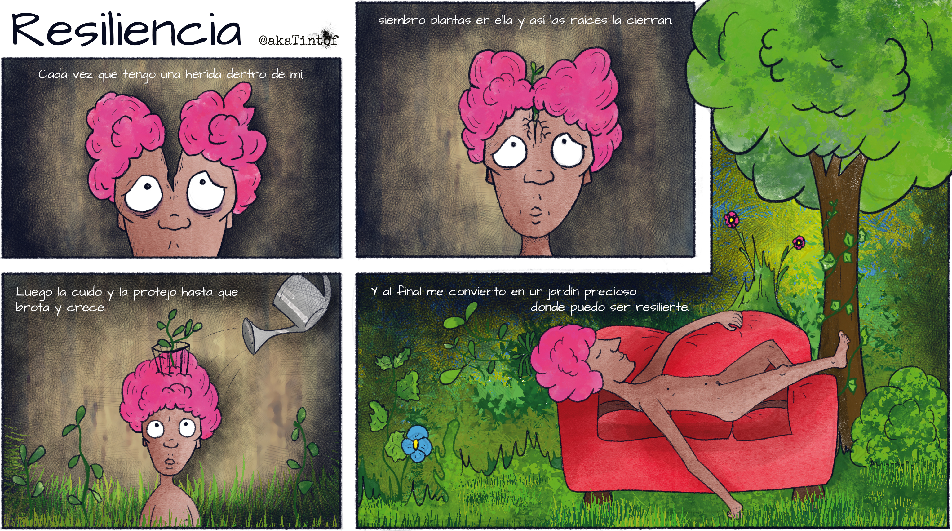 Resiliencia viñeta completa